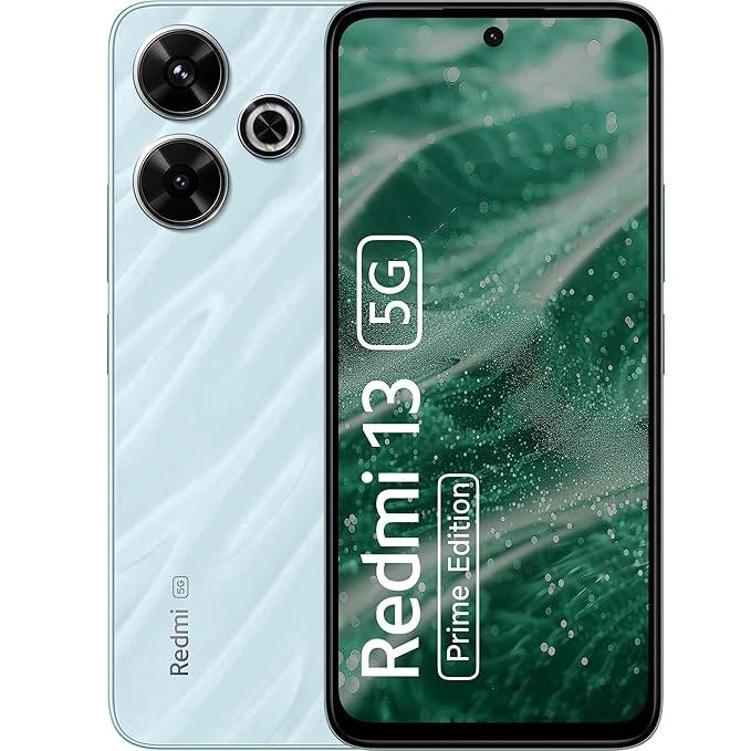 Redmi 13 5G Prime Edition, Hawaiian Blue, 8GB+128GB | India Debut SD 4 Gen 2 AE | 108MP Pro Grade Camera | 6.79in Largest Display in Segment